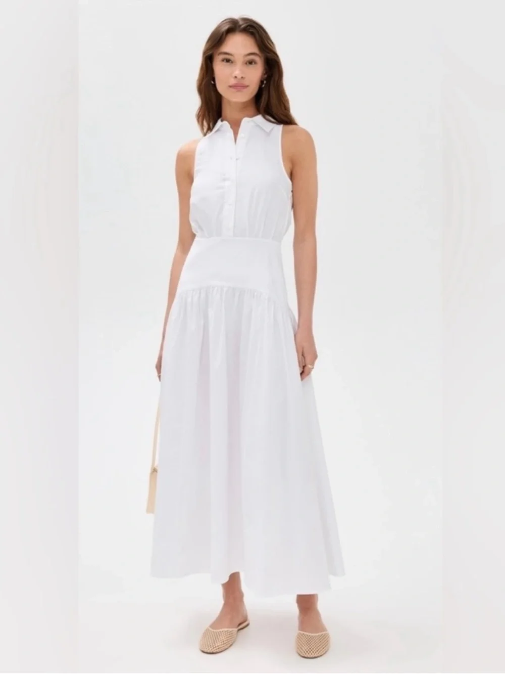 Staud Romy Dress in white - Picture 1 of 7